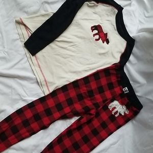 Lazy One kids pajama set, size 10
